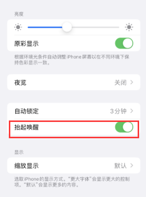 渭南苹果授权维修站分享iPhone轻点无法唤醒怎么办